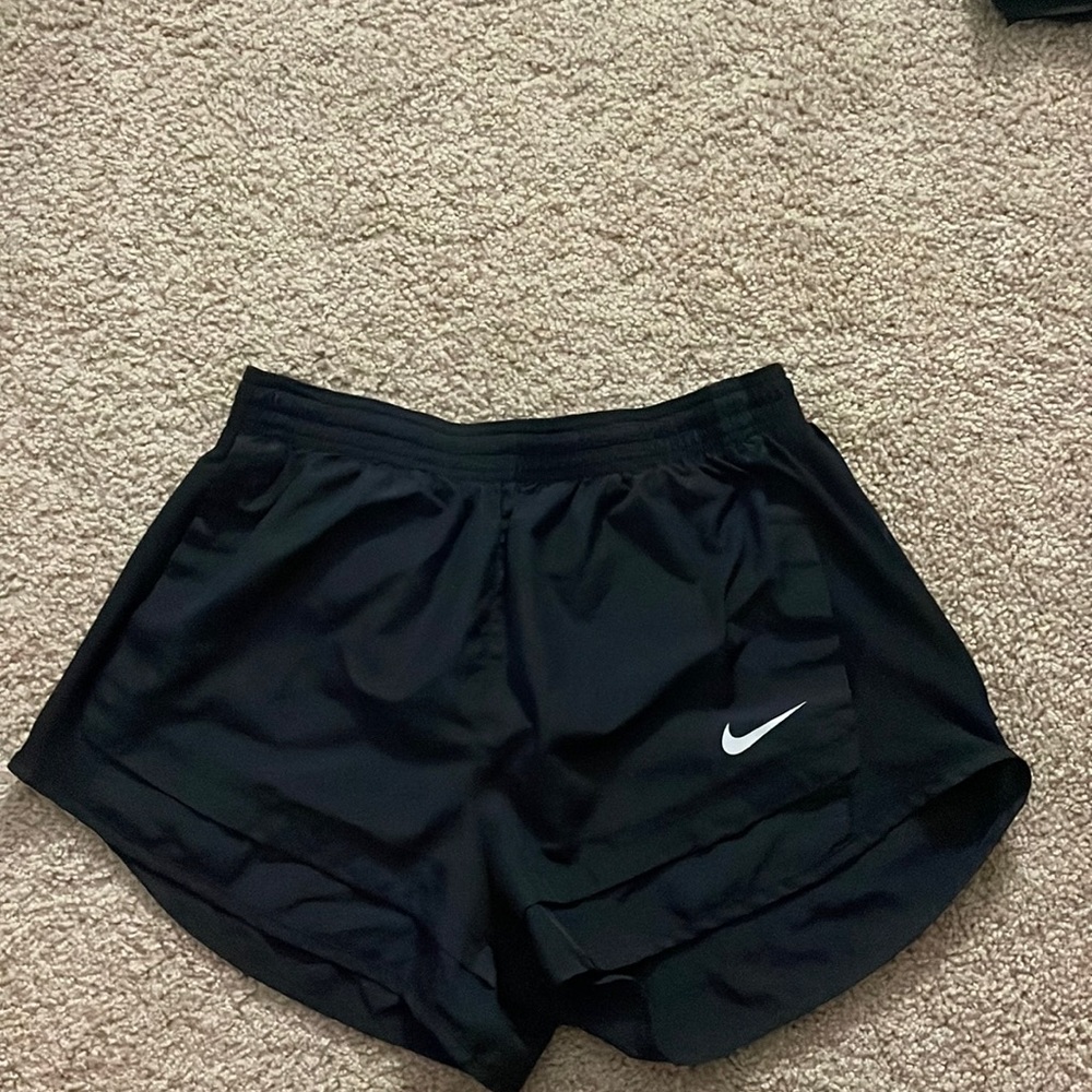 Black Nike running shorts - size medium